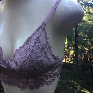 Marilyn Monroe dusty rose stretchy lace braette,HP 25x2